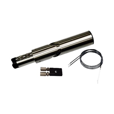 Dual throttle cable internal throttle, patented & made by Ost Freesen Choppers . Complete with throttle and idle cable and a special external cable adjuster. Manufactured from high quality corrosion resistant V4A stainless steel and anodized aluminum. Precision tolerance engineering with 4 roller and 2 needle bearings offers a maintenance free system with light and smooth action. Compatible with all regular in-bar turn signals.
Note: On 1" bars two left side handlebar grips are required with identical 1" inside diameter. On 22mm bars one 22mm ID and one 1" (25.4mm) ID grip must be used.
Note: Can be used in 1" and 22mm handlebars.
Note: See 947970 for the optional OFC cutting & drilling tool to ease installation.
Note: With approval. Check your local MCS dealer or the MCS sales department for exact type of approval and validity on bike model and years on the test report.