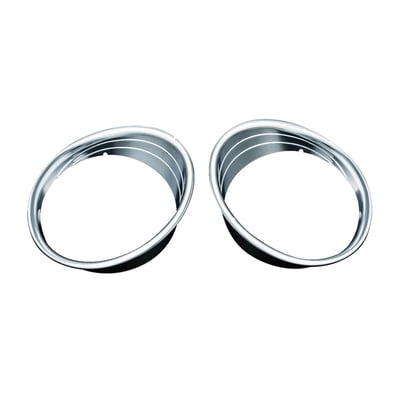 Chrome; lightweight ABS plastic; easy to install