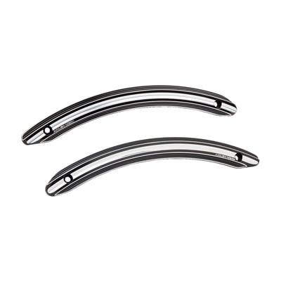 Billet aluminum; chrome hardware