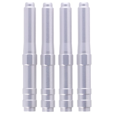 Silver anodized. The High Tech sophisticated look is yours with these quality European made anodized pushrod covers. Kits consists of one-piece covers, like the OEM pushrod cover, that do not allow pushrod adjusting. Compatible with OEM style pushrod seals.