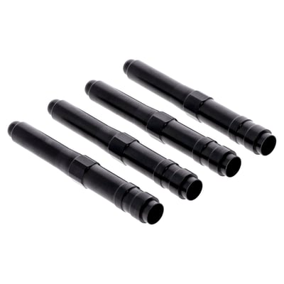 Black anodized. The High Tech sophisticated look is yours with these quality European made anodized pushrod covers. Kits consists of one-piece covers, like the OEM pushrod cover, that do not allow pushrod adjusting. Compatible with OEM style pushrod seals.