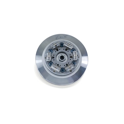 Fits all existing Scorpion clutches. This later design 'low-profile' version will fit in combination with the stock primary housing.