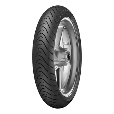 The top in Sport-Touring. Increased mechanical grip on wet surfaces or roads with less grip with good mileage. Consistent performance around town or highway with a polymeric matric blend to fill-in micro-spaces in the rubber for increased tire contact, elasticity and adhesion. 
- 17 inch. 
- Front. 
- TL.