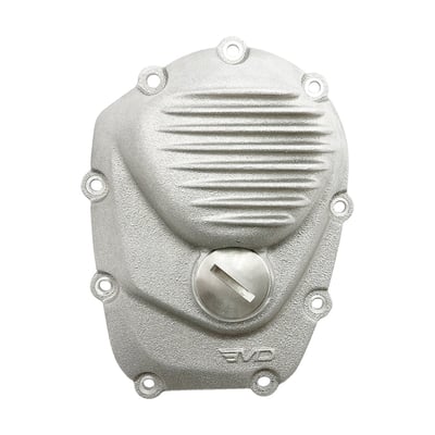 Raw aluminum finish. Cast aluminum cam gear cover for the right old-time retro look. Direct replacement for the OEM cam gear cover. Designed by Esteves Motorcycle Design to compliment your bike to the fullest.