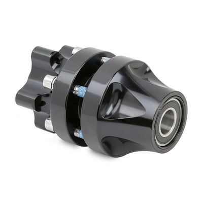 Single flange; 
All Ness wheels are precision machined from radial forged 6061-T6 aluminum and structurally testeds. The special hidden hub design includes wheel bearings. Both are installed and
pre-set by Ness for optimal radial and lateral runout accuracy. 
Wheels are compatible with both ABS and non-ABS models. 
Each hub includes several ABS outer rings. 

How to order a Ness wheel: Rims and hubs are sold separately. All hubs fit all rims. So pick the hub that will fit your bike, then choose the wheel style, width and diameter you desire