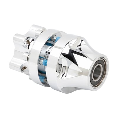 Single flange; 
All Ness wheels are precision machined from radial forged 6061-T6 aluminum and structurally testeds. The special hidden hub design includes wheel bearings. Both are installed and
pre-set by Ness for optimal radial and lateral runout accuracy. 
Wheels are compatible with both ABS and non-ABS models. 
Each hub includes several ABS outer rings. 

How to order a Ness wheel: Rims and hubs are sold separately. All hubs fit all rims. So pick the hub that will fit your bike, then choose the wheel style, width and diameter you desire