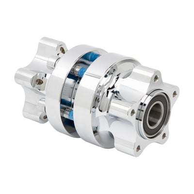 Dual flange; 
All Ness wheels are precision machined from radial forged 6061-T6 aluminum and structurally testeds. The special hidden hub design includes wheel bearings. Both are installed and
pre-set by Ness for optimal radial and lateral runout accuracy. 
Wheels are compatible with both ABS and non-ABS models. 
Each hub includes several ABS outer rings. 

How to order a Ness wheel: Rims and hubs are sold separately. All hubs fit all rims. So pick the hub that will fit your bike, then choose the wheel style, width and diameter you desire
