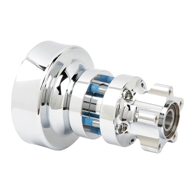 With 3.25" brake rotor bolt circle diameter and 56.3mm ID (mount style 'A'). 
All Ness wheels are precision machined from radial forged 6061-T6 aluminum and structurally tested. The special hidden hub design includes wheel bearings. Both are installed and pre-set by Ness for optimal radial and lateral runout accuracy.  Wheels are compatible with both ABS and non-ABS models. Each hub includes several ABS outer rings. 

How to order a Ness wheel: Rims and hubs are sold separately. All hubs fit all rims. So pick the hub that will fit your bike, then choose the wheel style, width and diameter you desire