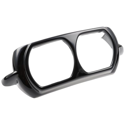 Unpainted gloss black finish. ABE approved. Manufactured from ABS that is produced on 5-axis CNC machines for perfect precision and hassle-free fitment. Installs to the OEM mounting points. 
Compatible with the early 15-24 style Sharknose fairing. 