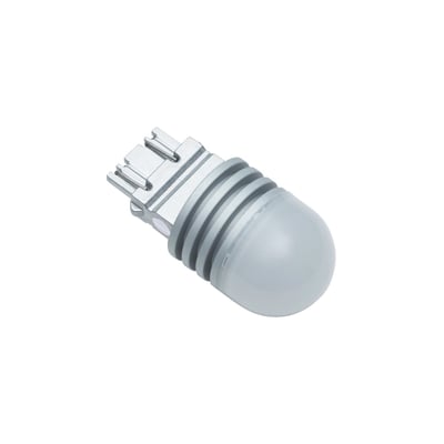 '- Dual circuit applications
- Replaces dual filament incandescent light bulbs with #3157 style base
- Load equalizer may be required depending on application