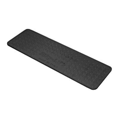 Black rubber; Optional anti-skid mat for universal motorcycle lift use;  Dimensions: 50cm x 16.5cm