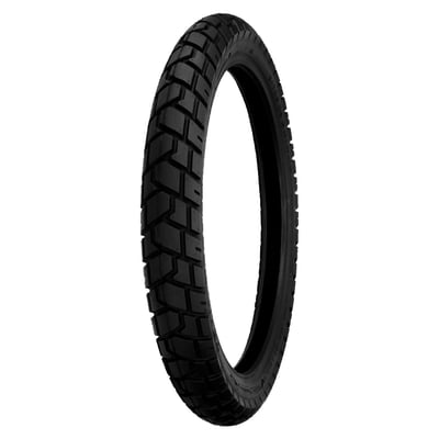 The Shinko 705 has a versatile tread pattern that provides excellent wet and dry weather adhesion and smooth running on the highway. 
- All-round rubber compound for a wide spectrum of weather and street/terrain conditions
- Designed as a 70% On-Road 30% Off-Road tire
- Great traction, even Off-Road, thanks to the dirt-oriented tread design
- Front 
- TL
