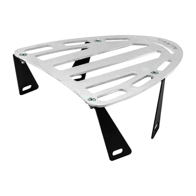 Aluminum luggage rack; only fits the C-Racer 578643/4 CX500 Flat & Cowl seats; 4 mounting points that can hold up to 5kg