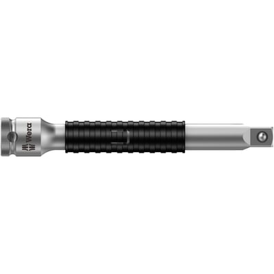 8794 SA. 1/4" drive x 75mm long.
With ball lock and free turning sleeve. The free turning sleeve allows you
to firmly grip the extension while ratcheting. Chrome
vanadium with a brushed chrome plated finish.