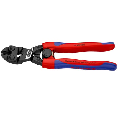 Overall length: 200mm. 
Weight: 375 gram. 
Used for flush cutting soft metals like copper, aluminum, lead, plastics etc. 
The cutting head is angled at 20° and comes with a single sided joint bar to provide a flush and straight precision cutting action. 
Manufactured from forged chrome vanadium tool steel that is multi-stage oil hardened. 
Cutting edges are additionally precision induction hardened to approx. 59 HRC. 
Comes with multi-component grips, with integrated opening-spring, and a black phosphate coating.