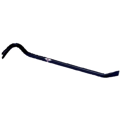 Weight: 2500 gram. 
Diameter: 22mm. 
Overall length: 800mm. 
The pry bar, or pinching bar, is a versatile tool when you have to be more convincing. This is the so called Hamburg pattern and comes in a well handling round design which is partially hardened and tempered.