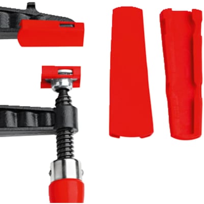 Fits max opening from 120mm to 200mm (582334 and 582335 Steel GZ screw clamps).
Used to provide protection for objects with delicate surfaces.
Can be cut to size.