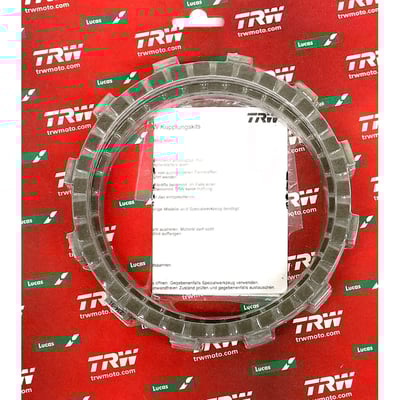 Precision friction discs with organic lining material; lining mixtures orientated towards the OEM specifications; improved power transfer through optimised dimensions