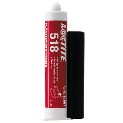 Paste. 50cc tube. Medium strength. Paste which forms a flexible and solvent resistant seal that will not tear or decay. Typically used on transmissions and crankcases. Fills gaps up to 0.25mm on metal (including aluminum) parts. Up to 150°C.