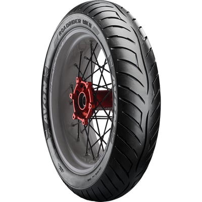 The Avon Roadrider MKII sport touring tire offers a timeless appearance and is designed for motorcycles of all ages. All elements of the Roadrider MKII have been rigorously tested, resulting in better grip in wet and dry conditions, shorter braking distances and reduced wear.