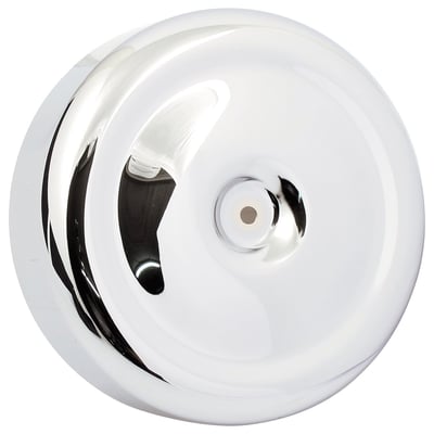 Without cut-out. OEM replacement for HSR42 with standard center bolt mounting. Approx. dimensions 8" (20cm) diameter.