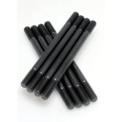 - STD length replacement High Performance cylinder studs 
- Made from Nickel Chrome Moly 8740 material 
- 180,000 psi yield strength, fine grain 
- Threads are rolled for maximum strength and heat treated 
- Black oxide corrosion resistant finish 
- Entire body is centerless ground to insure concentricity and remove notch sensitivity 
- OEM replacement reference 16800063. 