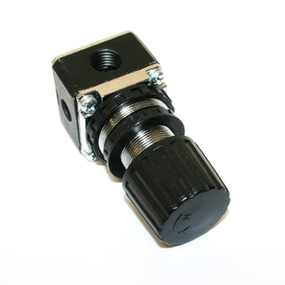 Replacement for 566117 relief valve test tool. 1/8 NPT gauge fitting, 1/4 NPT air inlet and outlet