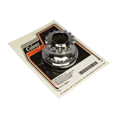 Chrome plated reproduction stem nut and dust shield for OEM style Springer forks. 1-24 threaded.
OEM replacement reference 48327-36 (2753-36)