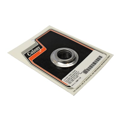 Zinc plated. Reproduction of OEM 2756-30 neck bearing head cup for the front fork.
