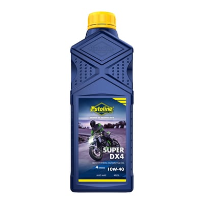 1 liter bottle. 
Semi-synthetic 4-stroke motorcycle engine oil. Developed for modern motorcycles to exceed the requirements of leading manufacturers under regular circumstances. API SL and JASO MA2 specified.