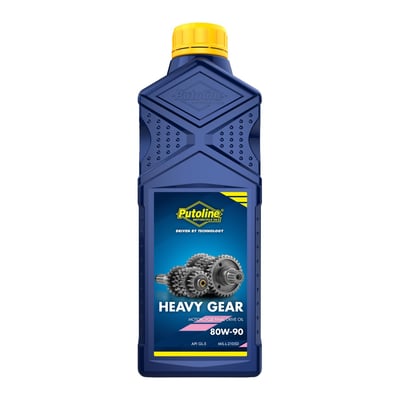 1 liter bottle. 
Heavy Gear is a special transmission oil with Extreme Pressure additives. The product is recommended for universal drives for which SAE 80W-90 is specified.