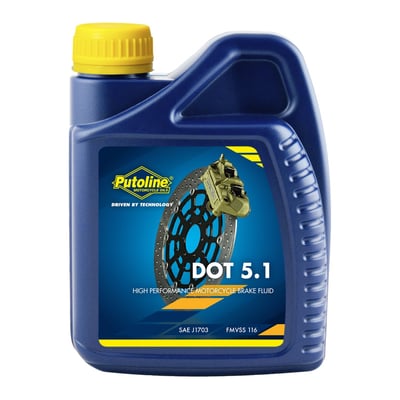 500cc bottle. 
A high grade DOT 5.1 synthetic brake fluid. Compatible with ABS and ASR brake system. Can be mixed with synthetic DOT 3 and synthetic DOT 4 brake fluids.