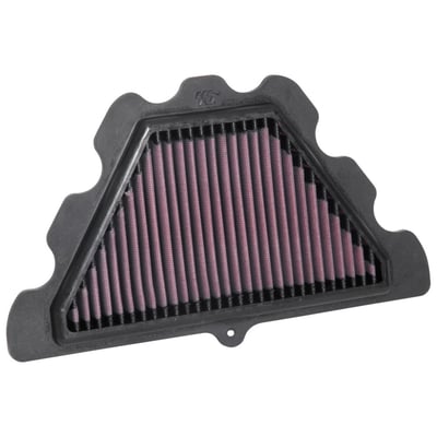 K&N filters are designed to achieve high, virtually unrestricted air flow while maintaining filtration levels critical to ensure long engine life. These high quality K&N air filters are reusable and washable, and they fit many air cleaners as stock replacement. The elements are designed with a ribbed surface that will give you up to 50% more filter area than a regular replacement filter, dramatically increasing air flow.  
- Designed to provide increased horsepower and acceleration. 
- Pleated cotton media provides a large filtration area offering low restriction and long service intervals. 
- Multi-layers of woven cotton gauze media offers excellent filtration. 
- Fits directly into OEM Airbox with application specific Sealing Bead ensuring a precise fit. 
- No fuel management modification are normally required to obtain increased performance. 
- Washable and reusable
