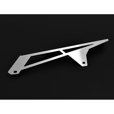 A chain guard is made to keep chain grease from being thrown around. It also is designed to catch the chain when it breaks, helping to prevent damage to bike, rider and passenger. The Zieger is both stronger and better looker than the OEM plastic guard. Manufactured from stainless steel with a silver finish. Offers a simple bolt-on installation, directly to the OEM chain guard mounting holes.