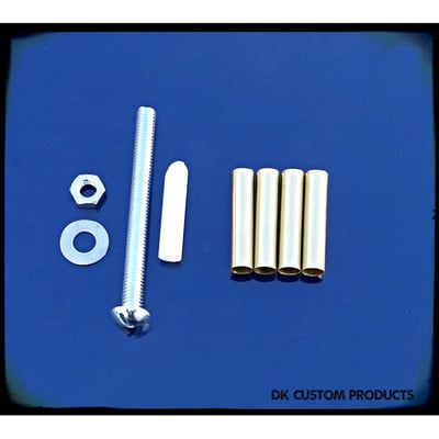 Evolution engines make a lot of noise inside the rocker cover. This is due to the way H-D designed the rocker arm installation. The bolt that locks the rocker shaft is not a tight fit at all, when installed it allows the rocker shaft to rotate slightly forward and backwards in the housing. There it hits the rocker shaft bolt, which provides you with the unnecessary clicking sound. This kit comes with 4 precision tapered bushings that fit around the rocker shaft bolts when it is installed, which eliminates rocker shaft movement. It does not interfere with the working of the rocker arm. The kit includes a washer and nut for installation and the required tool for aligning the rocker arm shaft correctly, before the bushing is installed. An experienced mechanic should be able to get the bike back on the road in around 3 hours. 

Note: When the rocker shafts require removal a new Rocker Locker kit will be required.