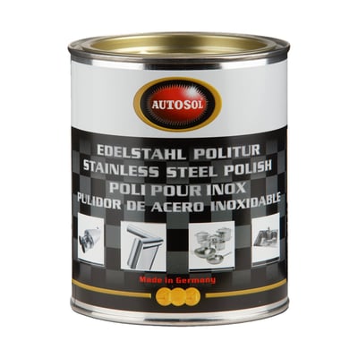 Specially formulated for cleaning and polishing stainless steel. Designed to polish to an extremely high gloss without scratching.