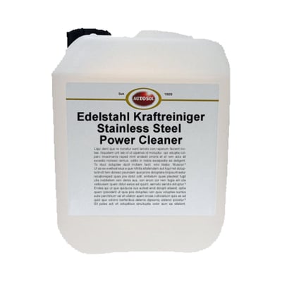 Cleans stainless, chrome, brass, anodized aluminum, painted metal surfaces, aluminum alloys,  non-ferrous metals. It is a powerful multipurpose cleaner to remove, dirt, grease and food stain residues. Neutral in color and odor.