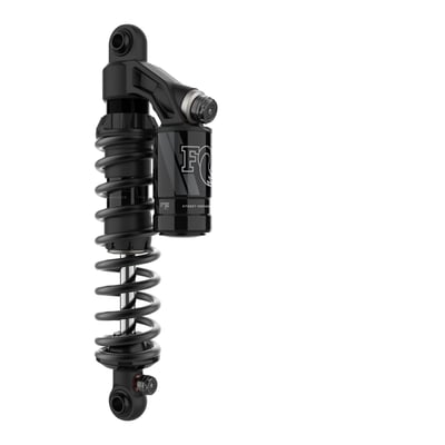 13.5" raised height. Standard springs. Aluminum piggyback reservoir. 24-position adjustable compression and 24-position adjustable rebound. Matte black spring and black anodized Preload ring. Exclusive Preload setting guide marks. Includes easy to use non marring plastic preload adjust wrench. Gas charged mono tube with internal floating piston (IFP). 1.5" 6061 T6 aluminum type III hard anodized body. Fully rebuildable and re-valvable. Advanced high flow, deflective speed sensitive damping. With a 5/8" low friction, super finished hard chrome shaft.