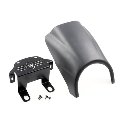 Unpainted matte black finish. Works with the stock LED headlamp and stock instruments. No changes required. The mask simply installs to existing mounting points and installation requires no modifications. Adjustability of the headlamp remains like stock. 5-axis CNC machined ABS for a perfect fit. 
Note: Comes with approval. Check your local MCS dealer or the MCS sales department for exact type of approval and validity on bike model and years on the test report.