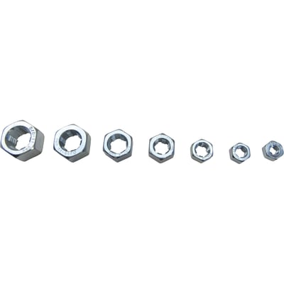 For internal threads. 7-pc UNC (coarse threads). Incl. 1/4"-20, 5/16"-18, 3/8"-16, 7/16"-14, 1/2"-13, 9/16"-12, 5/8"-11.  Used to restore damaged internal threads. This are special threaded restoring taps that ensure a good result and they are safer in restoring threads than using regular thread cutting taps and dies. Regular cutters are sharper and can easily further damage existing threads. Packed in a re-usable clamshell package. USA made. 

Note: Not suitable for cutting new threads.