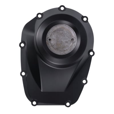 Matte black powder coated aluminum. OEM style replacement camshaft cover. 
OEM replacement reference 25700467 (Gloss black), 25700702 (Black wrinkle)