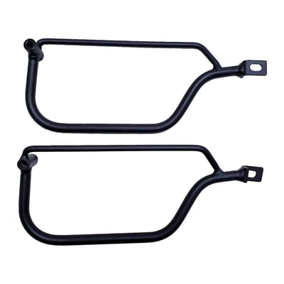 Mounting brackets for Longride saddlebags. Will fit the Longride Heritage Click-on saddlebags and the Longride model specific Iparex & leather saddlebags. Approximate distance between mounting points: 294-299 mm. 
Note: Is not suitable for click-on system. Only for universal applications.
