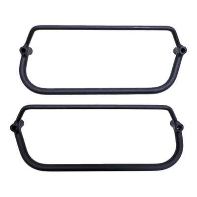 Mounting brackets for Longride saddlebags. Will fit the Longride Heritage Click-on saddlebags and the Longride model specific Iparex & leather saddlebags. Approximate distance between mounting points: 298mm. 
Note: Is not suitable for click-on system. Only for universal applications. 
