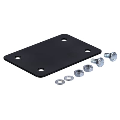 Adapter bracket to allows installation of 700180 crash bar for 91-03 Dyna to 04-05 Dyna models. 
- TIG welded mild steel material 
- Gloss black powder coated finish 
- EU made 