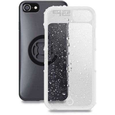 Protect your smartphone from rain, sweat, dust or mud by using the WEATHER COVER together with the SP Connect™ Phone Case. It adds shock resistance and the touch screen remains fully functional. Note: Thick screen protectors or gloves can limit the usability of your touchscreen in combination with the Weather Cover.