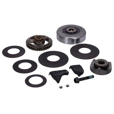 This premium compensator has been engineered with heavier springs and increased travel to support the high torque output associated with high compression race and large displacement engines. Designed to outperform the OE compensator. Kit includes rotor assembly OEM 30041-08. Installation on 2006 Dyna models require separate purchase of 07-style stator. OEM reference 40100061