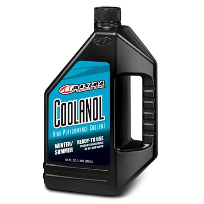 1.892 liter. 
Premixed, ready to use. Okay for all liquid-cooled engines. Coolanol 50/50 blend treatment is a high performance coolant and antifreeze formulated to provide protection from overheating and freezing under the most extreme conditions. The extensively developed formulation combines premium ethylene glycol and pure deionized water with advanced additive chemistries to provide optimum cooling, water pump lubrication and corrosion protection for all liquid-cooled engines. The robust anti-foam system minimizes pump cavitation, increasing cooling capacity and extending engine life. For all liquid-cooled engines recommending conventional or hybrid ethylene glycol-based anti-freeze/coolant. 
- Premixed, ready to use. 
- Robust anti-foam system minimizes pump cavitation 
- Boiling point unpressurized 107°C, with 1.5 bar (21.76 psi) radiator cap 142°C 
- Freezing point -37°C 
- Offers rust, corrosion and cavitation protection 
- Nitrate, amine and borax free 
- 100% biodegradable in unused form 
- Safely mixes with most OEM glycol-based anti-freeze/coolants 
