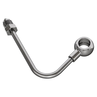 High polished stainless steel.