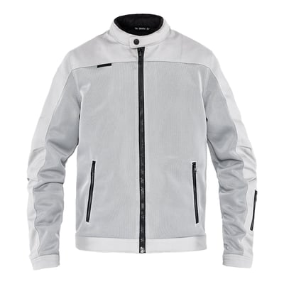 The John Doe Aero Mesh jacket, the ideal companion for hot summer days on the bike. With its fully perforated construction, it offers unbeatable ventilation while remaining extremely durable. The Aero Mesh is certified according to the AA standard (EN17092:3-2020). The perforated construction of this motorcycle jacket offers optimum ventilation, ensuring a comfortable riding experience even in extreme temperatures. Whether in the city or on the highway, the Aero Mesh jacket keeps you cool and protected. For added comfort and versatility, we offer the optional "Aero Mesh Windblock Jacket". This thinner second layer can be worn inside the Aero Mesh Jacket and offers an additional windblock function. With this combination, you have full control over your riding experience even on cooler days. Discover the John Doe Aero Mesh Jacket today and experience unrivaled comfort, protection and versatility for your summer motorcycle adventures.

• CE certification AA (EN 17092-3:2020)
• Perforated construction for unbeatable ventilation
• XTM® Protector Ready Multi-Pos
• Integrated protector pockets on shoulders, elbows and back Level 1 protectors for shoulder/elbow area included
• Level 1 and level 2 back protectors available separately
• Round collar, reinforced with a YKK button
• Side pockets, zipper
• Inner pocket on the left, incl. zipper
• YKK zipper/YKK semi-automatic zipper