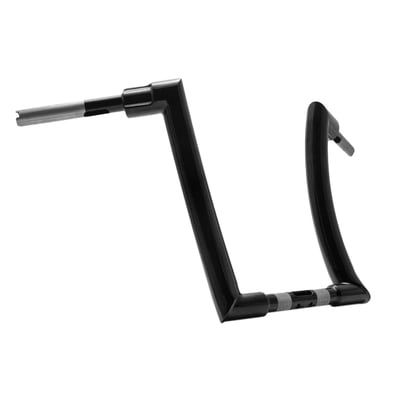 With a massive 2" outside diameter. For models with 1-1/4" handlebar clamp diameter and 1" handlebar grip diameter. 
Gives the bike an aggressive, functional and modern look. With five laser-cut holes for internal wiring to offer a clean installation. Just thread the wires inside the bar and you're ready. Complete with special  for easy mounting of OEM master cylinder. half clamp Integrates seamlessly with 1-1/4" risers and e-throttle (throttle by wire) setup. With a gloss black powder-coated finish for lasting good looks. 
- 2" (50mm) outside diameter 
- Stock 1-1/4" (32mm) handlebar clamp diameter 
- Stock 1" (25.4mm) mm grip diameter 
- E-throttle compatible 
- Heated grips compatible 
- For hydraulic operated clutch 
- 5 laser cut wiring holes 
- Complete with half clamp for master cylinder 
- Gloss black powder coated steel. 
Note: With approval. Check your local MCS dealer or the MCS sales department for exact type of approval and validity on bike model and years on the test report. 